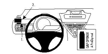 Brodit ProClip 804292 voor Scion iQ