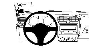 Brodit ProClip 804384 voor Volkswagen Polo