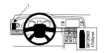 Brodit ProClip 804431 voor Audi S6