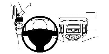 Brodit ProClip 804464 voor Nissan NV200