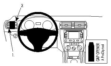 Brodit ProClip 804534 voor Volkswagen Jetta