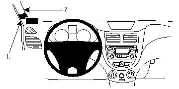 Brodit ProClip 804660 voor Hyundai i25