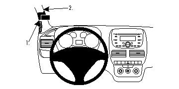 Brodit ProClip 804695 voor Fiat Doblò