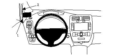 Brodit ProClip 804707 voor Nissan Leaf