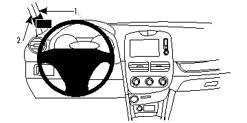 Brodit ProClip 804860 voor Renault Clio IV