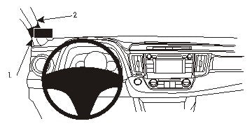 Brodit ProClip 804894 voor Toyota RAV 4