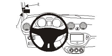 Brodit ProClip 804904 voor Opel Adam