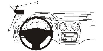 Brodit ProClip 804981 voor Dacia Lodgy