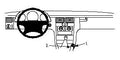 Proclip Mercedes Benz E-serie 95-01 Console mount