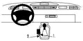 Proclip Renault Espace 97-02 Console mount