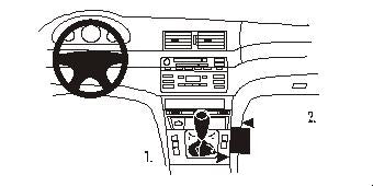 Brodit ProClip 832801 voor BMW Compact