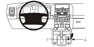 Brodit ProClip 833297 voor Volkswagen Touareg