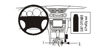 Brodit ProClip 833625 voor Mercedes Benz CLS-Class