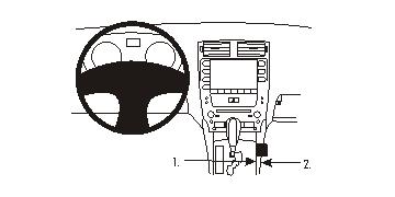 Brodit ProClip 833849 voor Lexus IS Series
