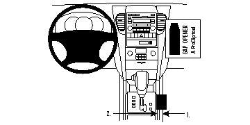Brodit ProClip 834076 voor Kia Sorento