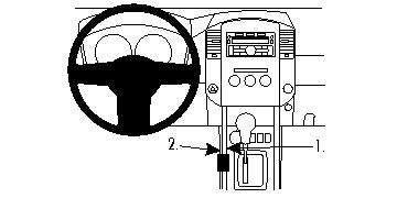 Brodit ProClip 834522 voor Nissan Navara