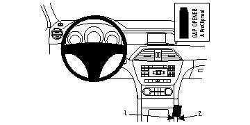 Brodit ProClip 834616 voor Mercedes Benz C-Class (180-320)