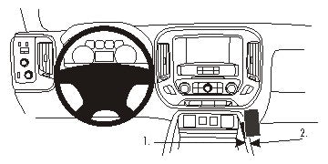 Brodit ProClip 834962 voor Chevrolet Silverado 2500/3500 Series