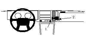 Brodit ProClip 851841 voor Volvo 440/460