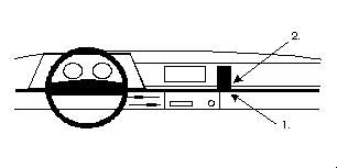 Brodit ProClip 851889 voor Volkswagen T4 Transporter/Pickup