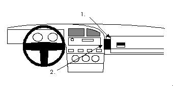 Brodit ProClip 851903 voor Volkswagen Passat