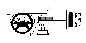 Brodit ProClip 851946 voor Mercedes Benz S-Class