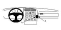 Brodit ProClip 851951 voor Volkswagen Vento