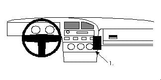 Brodit ProClip 851992 voor Volkswagen Passat