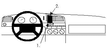 Brodit ProClip 852034 voor Volkswagen Passat