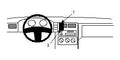 Brodit ProClip 852058 voor Seat Inca
