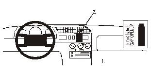 Brodit ProClip 852072 voor Citroen Jumper