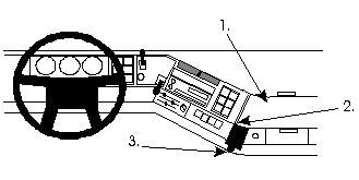Brodit ProClip 852077 voor Volvo NH series