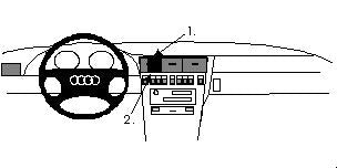 Brodit ProClip 852106 voor Audi S8