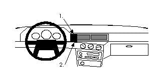Brodit ProClip 852111 voor Volvo 940