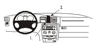 Brodit ProClip 852226 voor Opel Vectra B