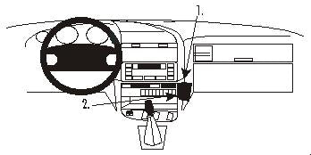 Brodit ProClip 852350 voor BMW 3-series E36