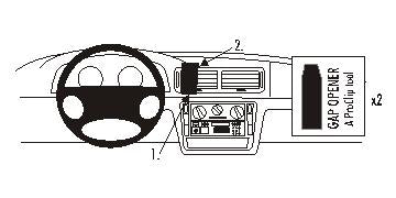 Brodit ProClip 852403 voor Volkswagen Passat