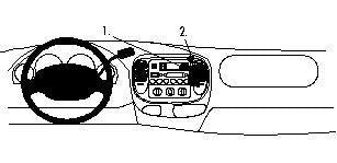 Brodit ProClip 852442 voor Ford F-Series 150