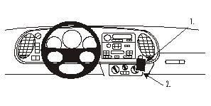 Brodit ProClip 852478 voor Saab 900