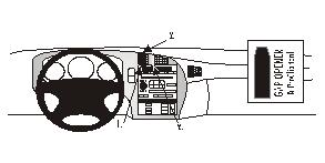 Brodit ProClip 852502 voor Saab 9-5