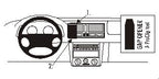 Brodit ProClip 852526 voor Volkswagen Rabbit