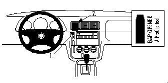 Brodit ProClip 852563 voor Mercedes Benz M-Class/ML