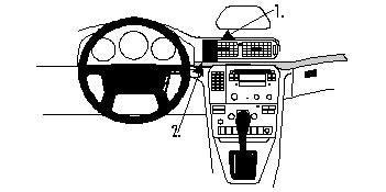 Brodit ProClip 852620 voor Volvo S80