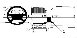 Brodit ProClip 852683 voor Citroen Xantia II