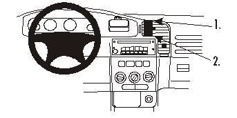 Brodit ProClip 852713 voor Opel Zafira A