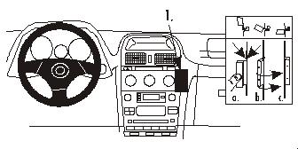 Brodit ProClip 852716 voor Lexus IS Series