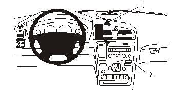 Brodit ProClip 852777 voor Volvo XC70