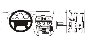 Brodit ProClip 852793 voor Volvo V40