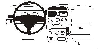 Brodit ProClip 852834 voor Opel Agila