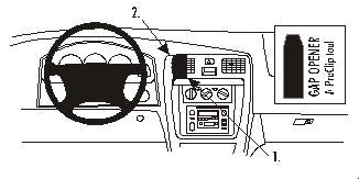 Brodit ProClip 852891 voor Toyota 4Runner